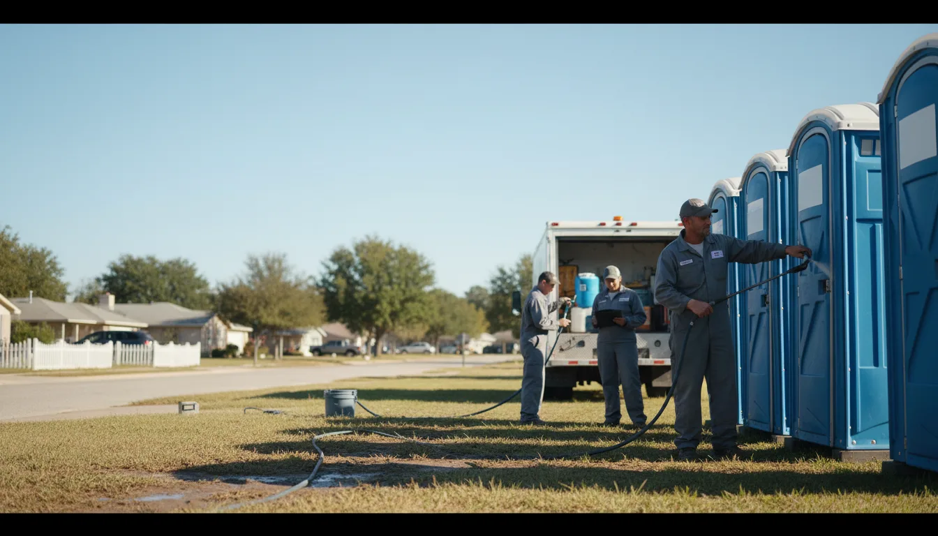 Long-Term Portable Toilet Rental in Shaw, MS near me